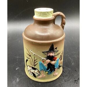 VTG Nasco Japan Ceramic Moonshine Jug-Hillbilly Single Salt Shaker-4.5" T